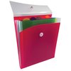 Better Office Products Vertical Expanding Backpack File, 6 Pockets, Letter Size, Color Will Vary - Red, Blue, or Black 59570